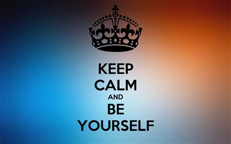 Keep Calm And Be Yourself Poster Natasha Keep Calm O Matic