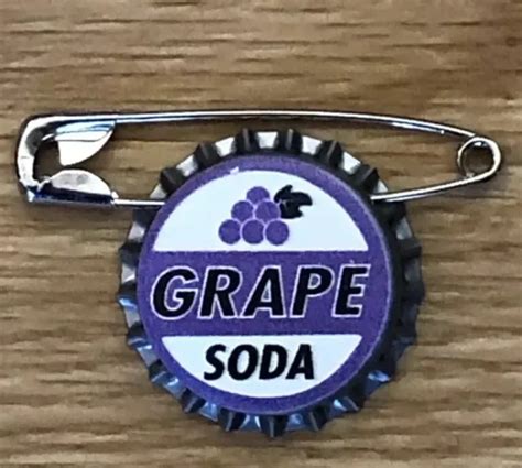 Disney Pixar Pin Up Movie Grape Soda Bottle Cap Ellie Carl New On Card