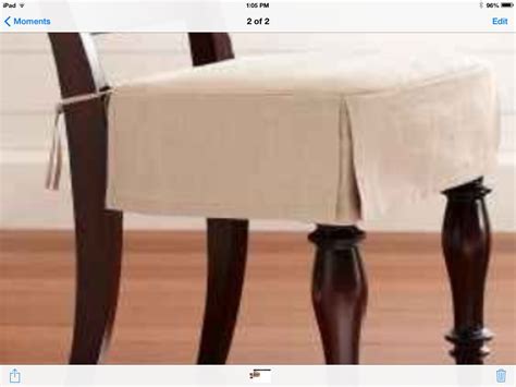 Pottery barn linen skirted chair pad | Classic chair, Chair cushions