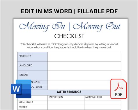 Simplify your move-in and move-out process with our fillable digital