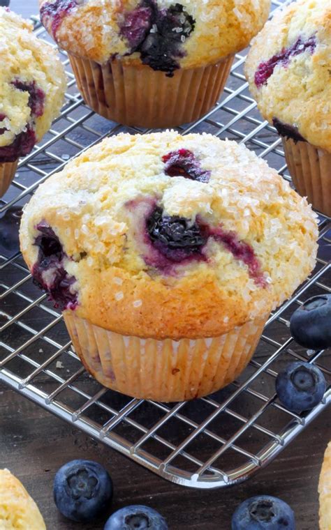 Preheat oven to 375° f. Blueberry Muffins - Baker by Nature