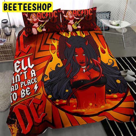 Sexy Devil Acdc Bedding Set Beeteeshop