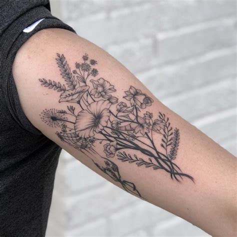 Wildflower Tattoo Tattoo Designs For Women Forearm Flower Tattoo