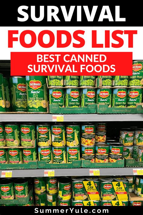 Best Canned Food For Emergencies Best Canned Survival Foods
