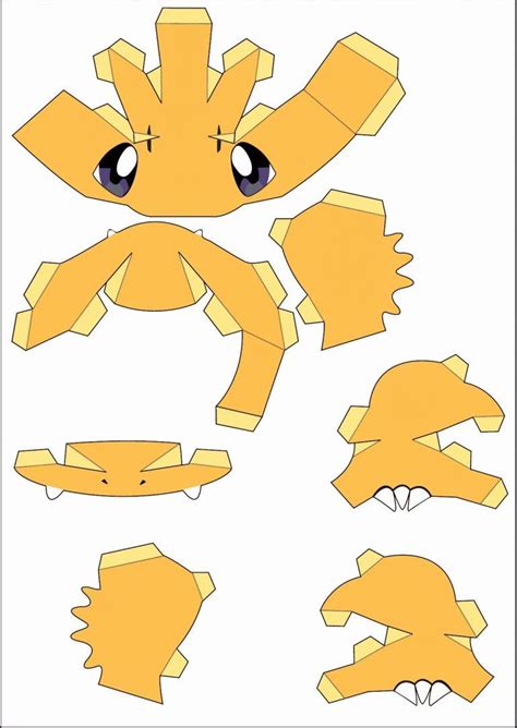 Papercraft Pikachu 44 Awesome Paper Pokemon Templates Document Template