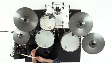 Make Your Drum Kit Hybrid With Roland Powerply Mesh Heads Youtube