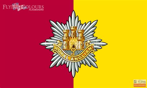 Royal Anglian Regiment Flag Officially Licenced Mod Artwork Flags