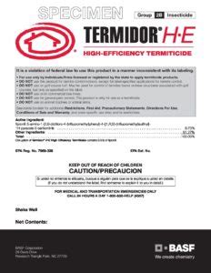 If you are aware of a potential influx, contact your pest manager to introduce a programme before the. Product Labels | Men In Black Pest Control