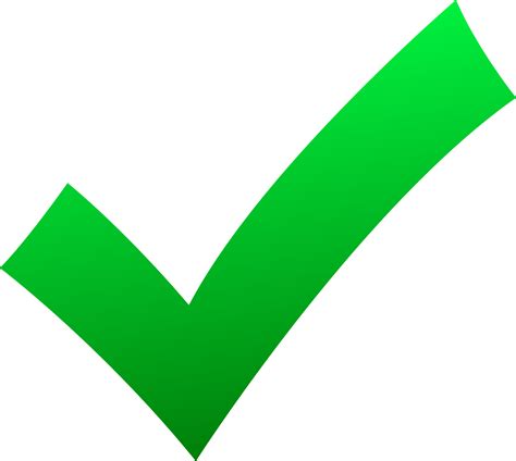 Checked Correct Right Yes Checkmark Vector About Clipart Best