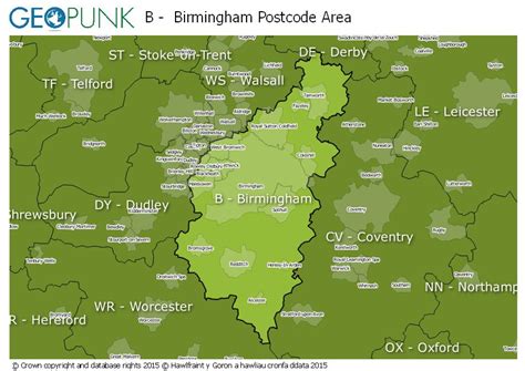 Get a full postcode in the uk by clicking on the interactive map or found your outward post code by selecting the city on our list above. B Birmingham Postcode Area