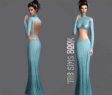 Sims 4 Padme Amidala Blue Homecoming Dress Sims 4 Dresses Gala Dresses