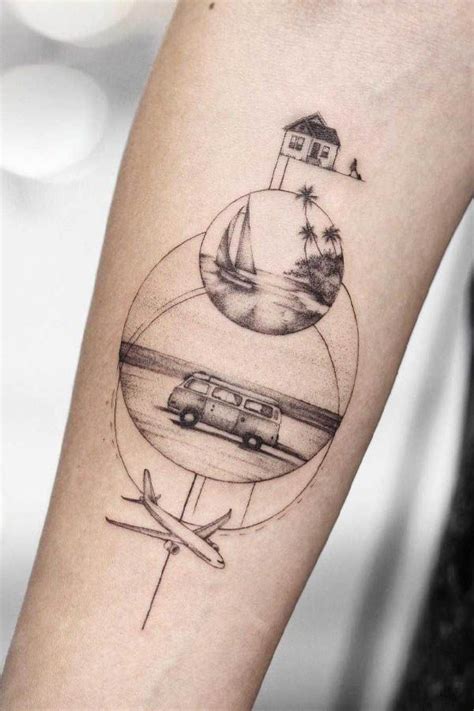 Pin Em Tattoos De Viagem
