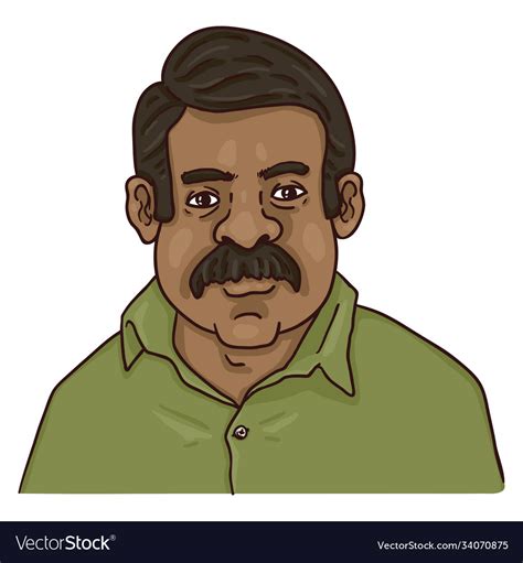 Cartoon Character Indian Man Royalty Free Vector Image