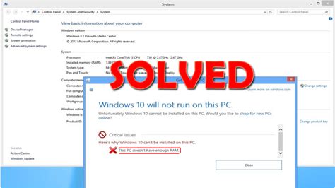 Fix This Pc Doesnt Have Enough Ram Error On Windows 10 Dream Blog