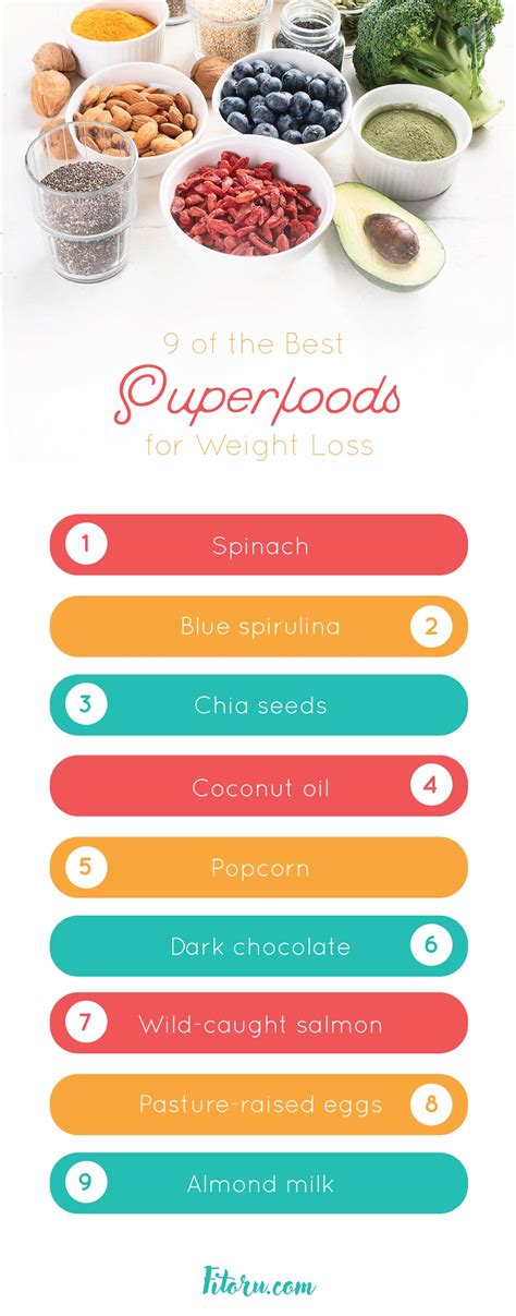 9 Of The Best Superfoods For Weight Loss Fitoru