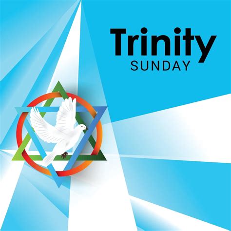 Vector Illustration Of A Background For Trinity Sunday 2181230 Vector