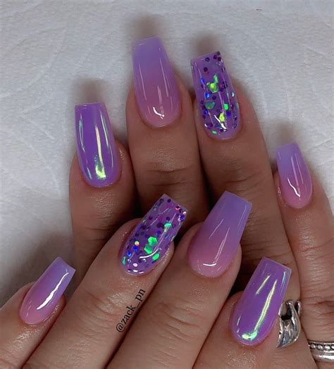 Royal Blue And Purple Ombre Nails Men Periodis