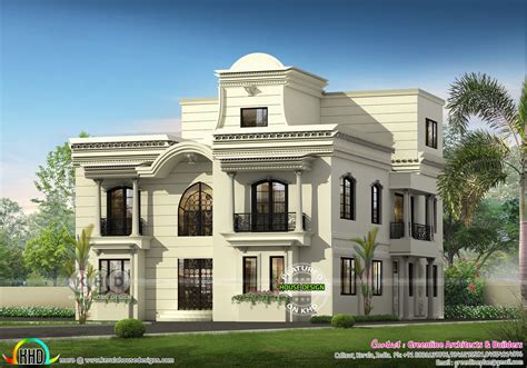 5 Bedroom Colonial Home Design Kerala Home Design And Floor Plans