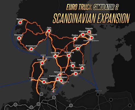 Euro Truck Simulator 2 Full Map - SCS Software's blog: Over the Seas