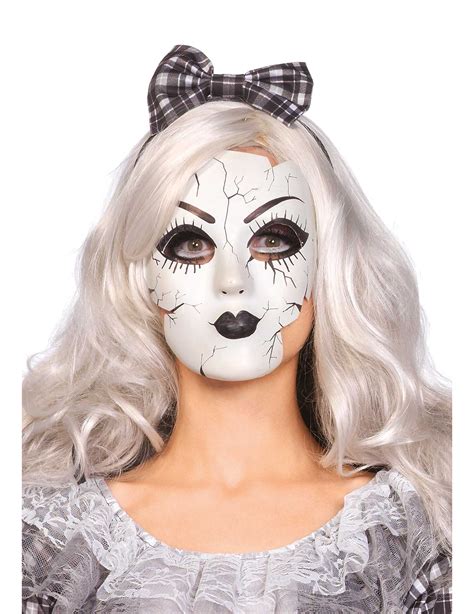 Transformer Une Poupée En Porcelaine En Poupée Halloween - Masque poupée de porcelaine, décoration anniversaire et fêtes à thème