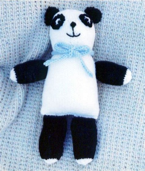 Panda Bear Knit Epattern — Frugal Knitting Haus