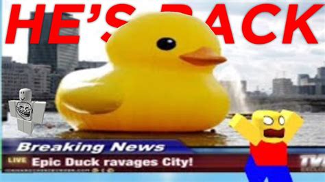 The Epic Duck Is Here Roblox Trending Youtube