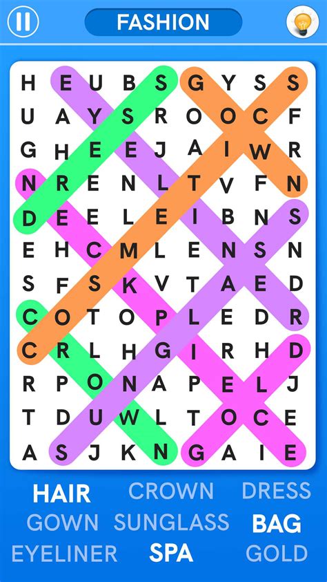 Word Search Word Puzzle Game Find Hidden Words