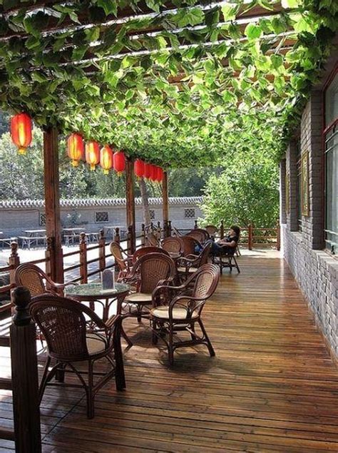 Whether you want to light up the night sky or add some decorative appeal to. 45 Pretty Outdoor Restaurant Patio Design Ideas For ...