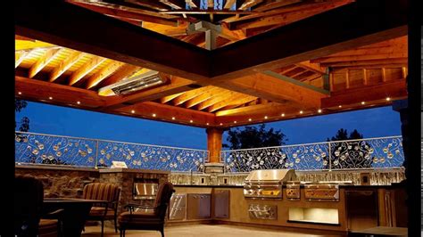 Outdoor kitchen lighting plays an important role in creating an ambiance and of course, fulfills functional roles as well. Outdoor kitchen lighting design - YouTube