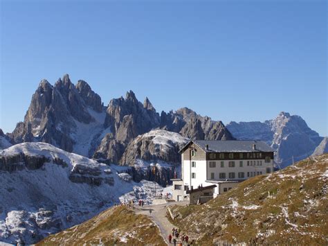 Rifugio Auronzo And Cadini Di Misurina Dolomites Province Of Belluno