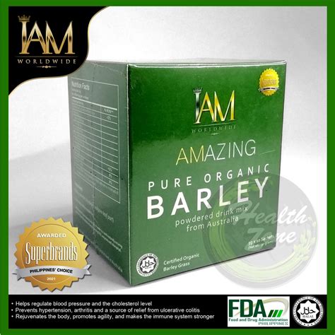 Iam Amazing Pure Organic Barley Powdered Drink Mix Shopee Philippines