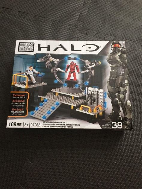 Mega Bloks Halo Unsc Infinity Armor Bay 97262 189 Pcs New Sealed Box