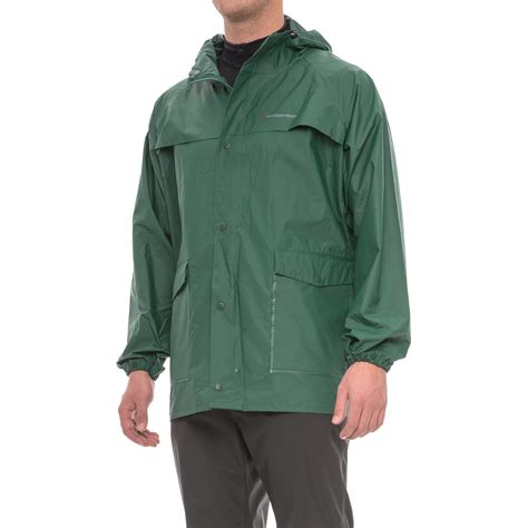 Weatherproof 32 Degrees Hooded Pvc Rain Jacket For Men Save 25