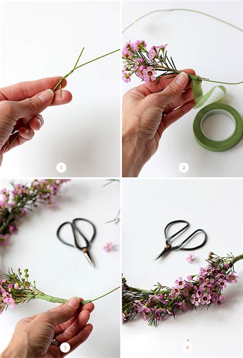 Diy How To Make A Spring Flower Crown Julep