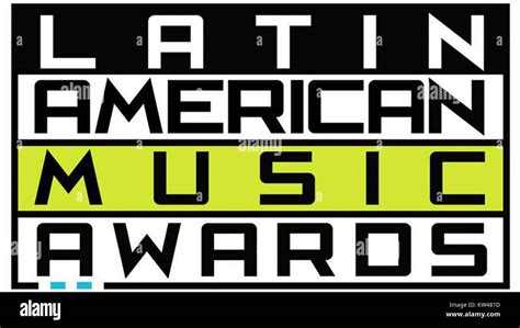 Latin American Music Awards Logo Stock Photo Alamy