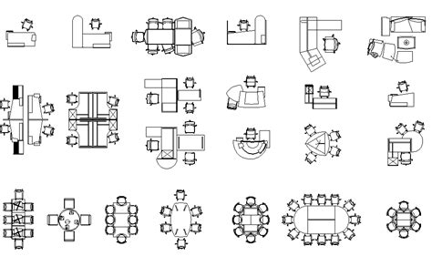 Office Furniture Dwg File Cadbull