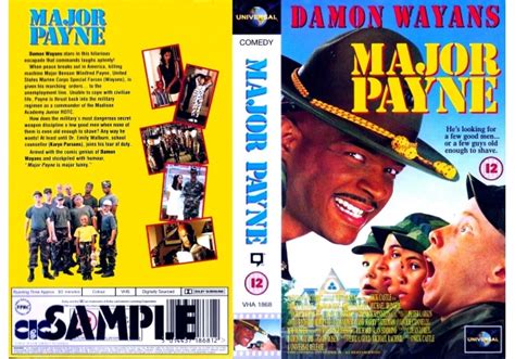 Major Payne 1995 On Universal United Kingdom Vhs Videotape