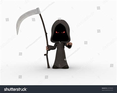 Cute Little Grim Reaper Character Stock Photo 61074034 Shutterstock