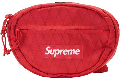 Supreme Waist Bag Fw18 Red Fw18 Us