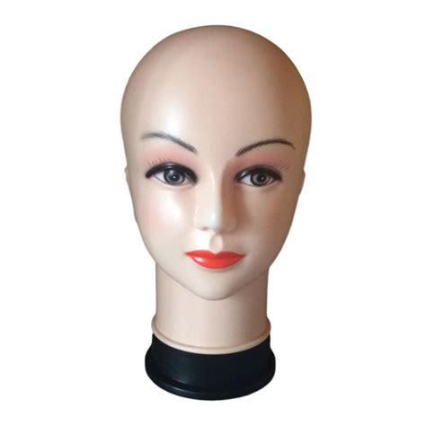 Female Mannequin Head Makeup Doll Head Sturdy Realistic Lightweight