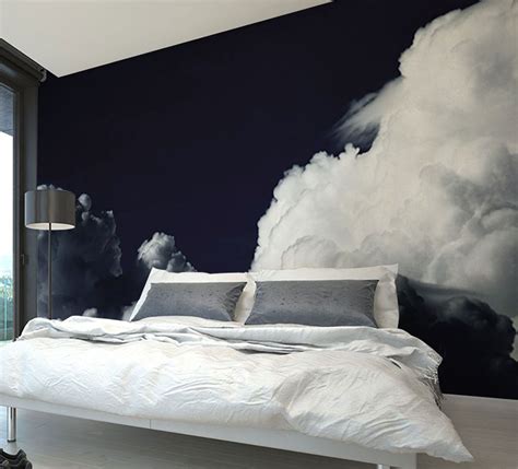 Dark Clouds Wall Mural Bedroom Design Wall Decor Bedroom Bedroom Wall