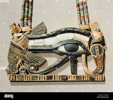 Pectoral Of The Sacred Eye From The Tomb Of The Pharaoh Tutankhamun
