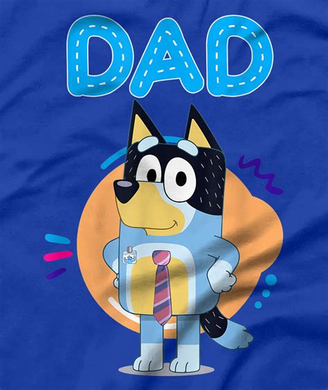 Personalized Bluey Dad Lover Forever For Men Woman Kid T Shirt Kid T
