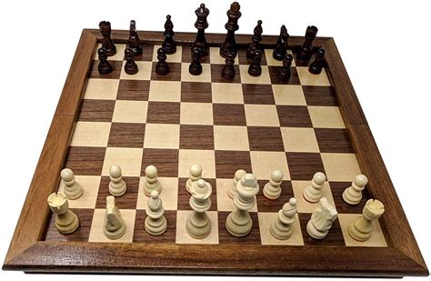 Large 17 Folding Handmade Chess Wooden Chess Set Wood Etsy