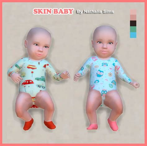 Sims 4 Ccs The Best Baby Skin 7 By Nathaliasims Sims Baby Sims 4