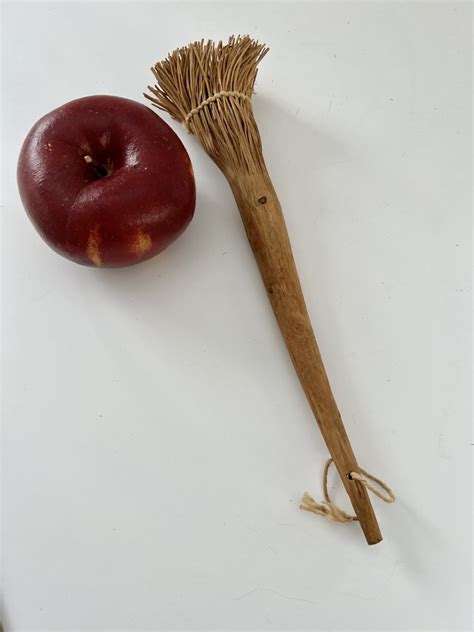 Mid 19th Century Short Shaved Broom Art Antiques Michigan