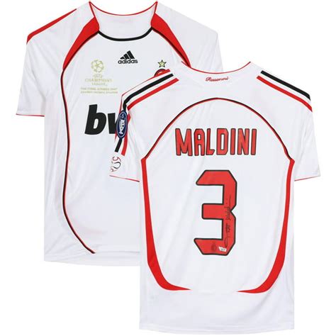 Fanatics Authentic Paolo Maldini Ac Milan Autographed 2006 07 Uefa