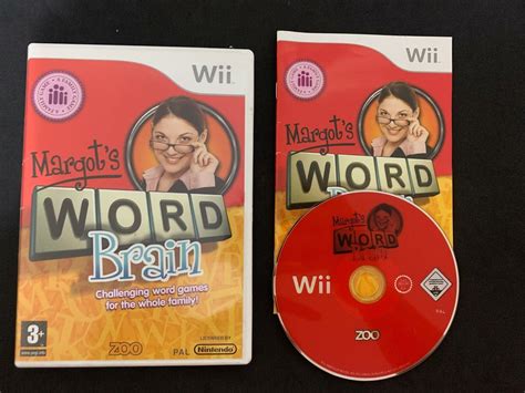 Margots Word Brain Nintendo Wii 2008 Retro Unit