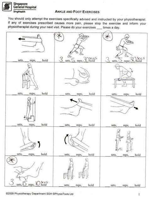 Exclusive Physiotherapy Guide For Physiotherapists Exercise For Ankle And Footexercise For