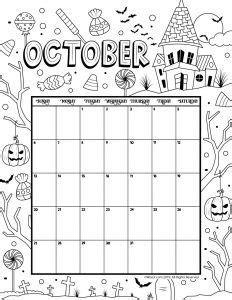 Coloring calendars might sound like a lot of work. Printable Coloring Calendar for 2021 (and 2020!) | Woo! Jr ...